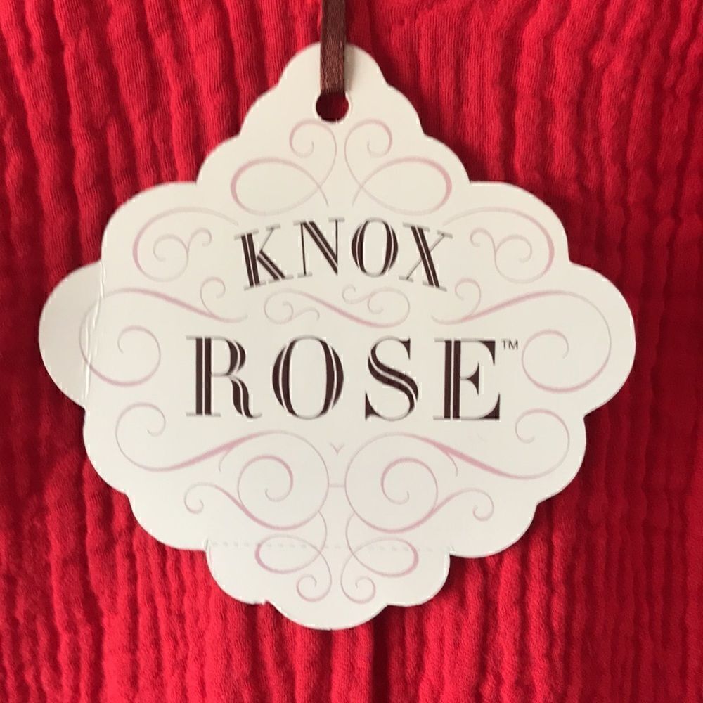 NEW Knox Rose Red Tank Top - Picture 3 of 5